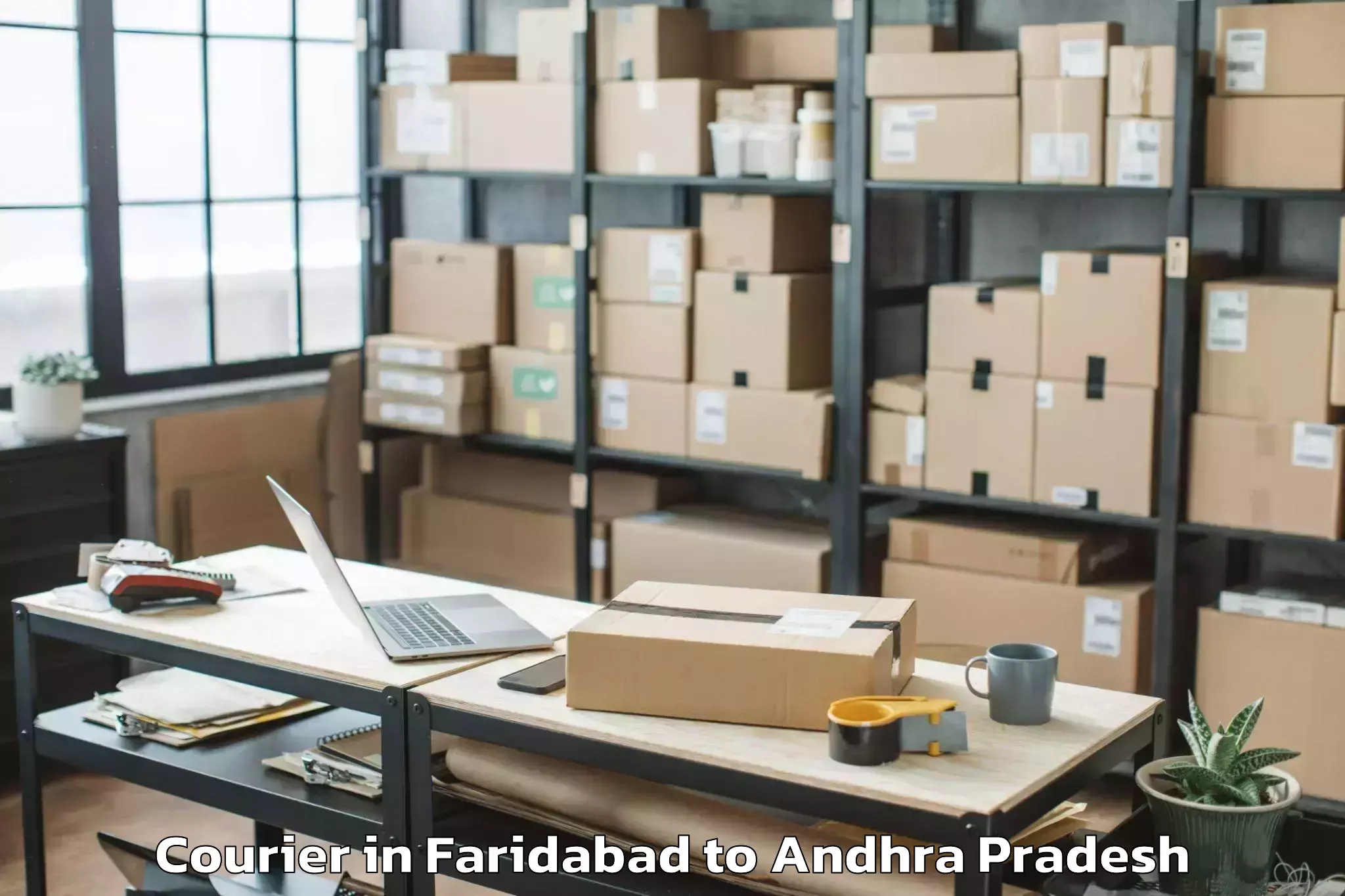 Leading Faridabad to Vempalli Courier Provider